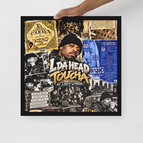 Framed poster